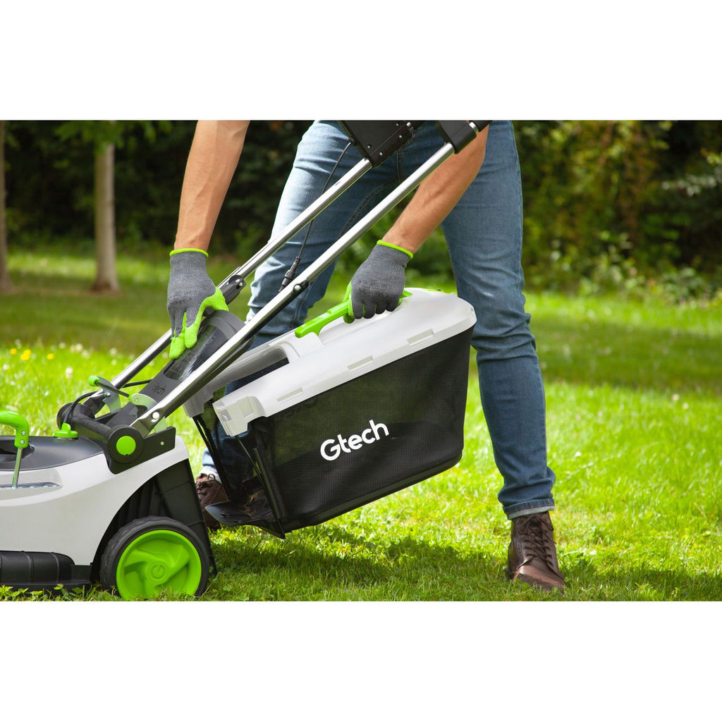 Gtech CLM50 Cordless Lawn Mower - Adjustable Cutting Height 30 to 80mm and 2 Year Warranty