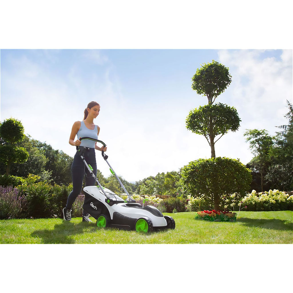 Gtech CLM50 Cordless Lawn Mower - Adjustable Cutting Height 30 to 80mm and 2 Year Warranty
