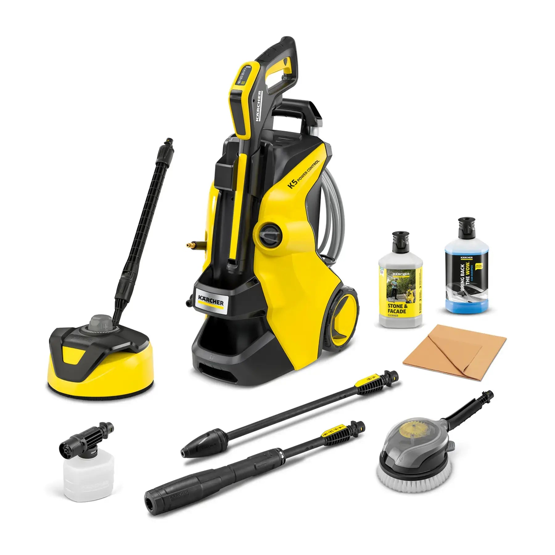 Karcher K5 Power Control Flex Car and Home Pressure Washer 2100W With Accessory Bundle and App Guidance