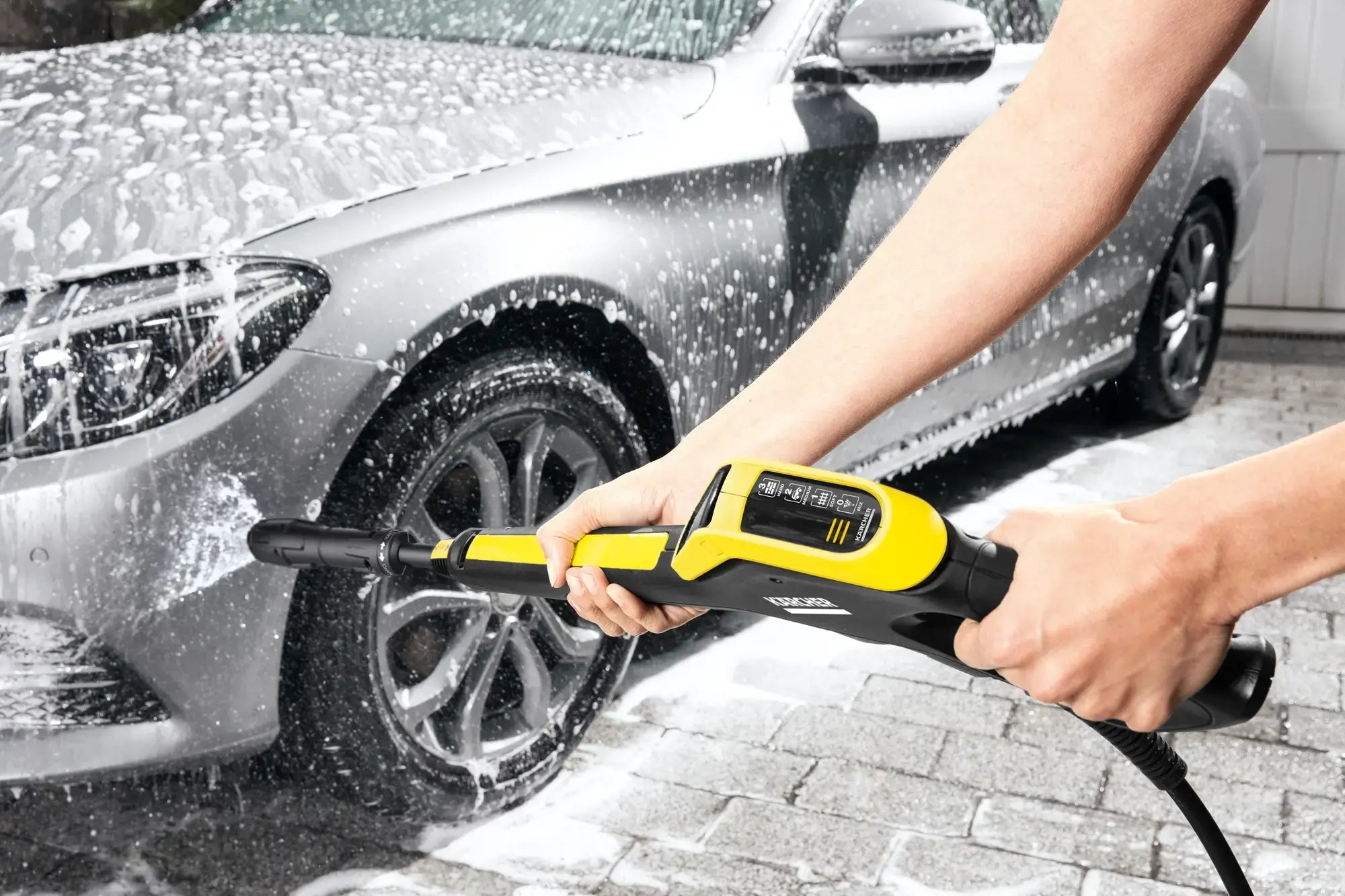 Karcher K5 Power Control Flex Car and Home Pressure Washer 2100W With Accessory Bundle and App Guidance